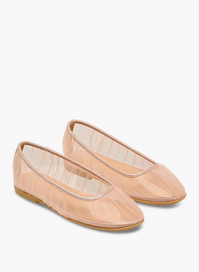 سيليست حذاء باليرينا شبكي للبنات - Image 2